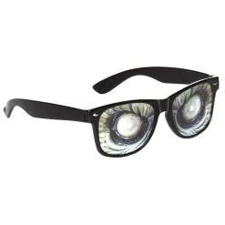 Scary Monster Eyes Printed Glasses Dr Frankenstein Fancy Dress Accessory