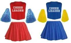 Mens Stag Party Cheerleader Stag Night Drag Fancy Dress Costume