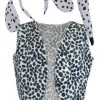 Childs Cruella Dalmation Spot Waistcoat , Tail & Ears Halloween World Book Day Fancy Dress [2 Sizes]