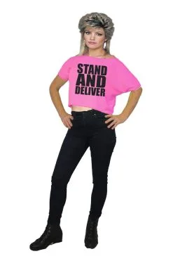 1980's 80's 1990's 90's Off The Shoulder Pop Icon & Movie TV Film Slogan Crop Top -Halloween Shop af93316c 4825 45f1 ad9c 8d6fa5ecf043 18935.1643207150