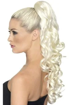 Divinity Hair Extentions, Curly Clip On, Blonde