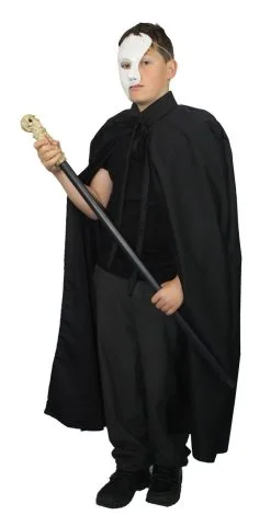 The Dragons Den Childs Phantom Of The Opera Fancy Dress Costume Kids Age 8-12