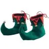 Bristol Novelty Red And Green Santas Helper Elf Christmas Shoes Covers