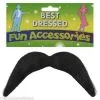 Mexican Style Black Moustache Fancy Dress UK Gringo Bandit Tash