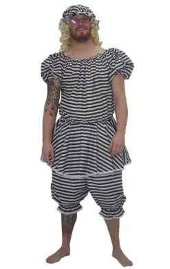 Adults Striped Panto Dame Ugly Sisters Complete Fancy Dress Costume Stag Party -Halloween Shop api3fpuzu 09313.1607091526