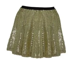 Ladies 15" Coloured Sequin Disco Fancy Dress Dance Diva Skater Skirt -Halloween Shop api5fkp5s 82989.1579784054