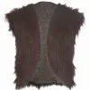 Childs 8-12 Yrs Brown Bear Animal Viking Faux Fur Waistcoat Viking Fancy Dress