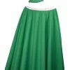 1950s St Patricks Day Shamrock Green Rock N Roll Skirt + Scarf Irish Fancy Dress