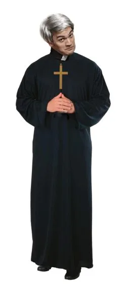 Comedy TV Show TED & JACK Priest Vicar Religious Father Fancy Dress Costume -Halloween Shop api9vukzi 40249.1632308362
