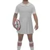 Mens Custom Printed White Rugby All Nations Dress Sports Supporter Fancy Dress
