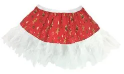 Ladies Festive Ginger Bread Man Cyber Tutu Womens Christmas Fancy Dress
