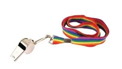 Adults Rainbow Gay Pride LGBT Festival Party Stay Safe NHS Cord Whistle