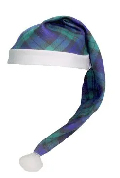 Childs Tartan Night Cap Scottish Wee Willy Winky Book Day Burns Night Novelty Hat -Halloween Shop apiezdzyl 75304.1626453977