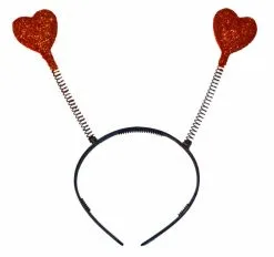 Adults Childs Coloured Glitter Heart Head Boppers Fancy Dress Accessory -Halloween Shop apif2fxtx 65380.1542796981