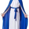 Childrens Nativity Virgin Mary Childs Christmas Fancy Dress Costume