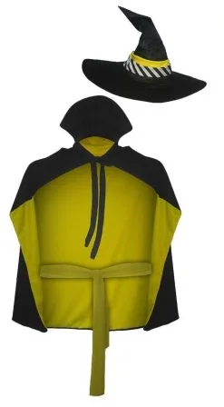 Childs 8-12yrs The Worst Witch Halloween TV Fancy Dress 3pc Costume -Halloween Shop apilghuuu 03514.1643281805