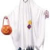 Childrens Bed Sheet Style Friendly Ghost Halloween Fancy Dress Costume Age 8-12