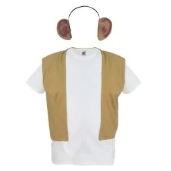 Adults BFG Waistcoat & Ears Big Friendly Giant Fancy Dress World Book Day