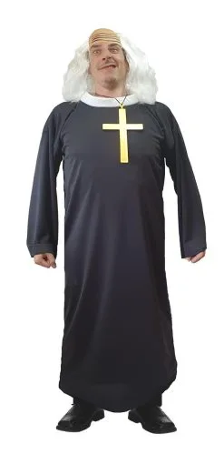 Comedy TV Show TED & JACK Priest Vicar Religious Father Fancy Dress Costume -Halloween Shop apioxr1ze 05570.1632308367
