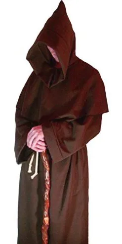 Medieval Monk Gothic Druid Viking Religious Friar Halloween Fancy Dress Costume -Halloween Shop apipddyww 93917.1643716333