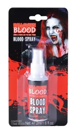 Fake Blood Spray 47.2 Ml Halloween Fancy Dress Cosmetic Effects Accessory