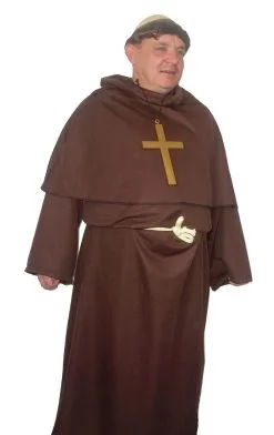 Friar Tuck Funny Buckfast Robe And Monk Wig Fancy Dress Costume 3 Friar Tuck Funny Buckfast Robe And Monk Wig Fancy Dress Costume -Halloween Shop apiqi1jqi 58668.1643714588