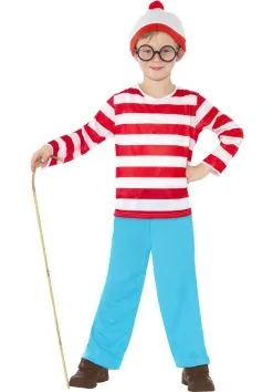 Childrens Where's Wally? Boys Book Week Fancy Dress Costume