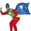 Phantom Farter Super Hero Costume Mens Funny Fancy Dress Outfit[m]