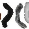 Adults 30" Animal Wolf Fox Cat Dog Squirrel Faux Fur Fancy Dress Tail Accessory