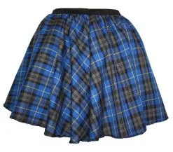 Ladies Blue Hunting Tartan Full Circle Skater Skirt With Elasticated Waistband 4 Ladies Blue Hunting Tartan Full Circle Skater Skirt With Elasticated Waistband -Halloween Shop apiu7dkhn 65567.1632222097