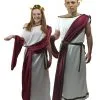 Greek God & Goddess Roman Senator Grecian Mythology Toga Robes Couples Fancy Dress