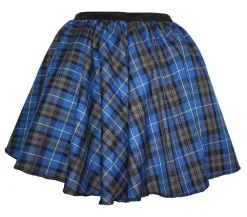Ladies Blue Hunting Tartan Full Circle Skater Skirt With Elasticated Waistband 5 Ladies Blue Hunting Tartan Full Circle Skater Skirt With Elasticated Waistband -Halloween Shop apiuvmk5n 36595.1632222098