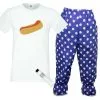 Captain Spaulding 1000 Corpses Hot Dog T-Shirt & Long Blue Polka Dot Bloomers UK