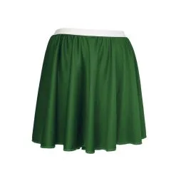 Ladies 15" Emerald Green Skater Skirt St Patricks Day Irish Ireland Fancy Dress