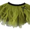 Ladies Olive Green & Yellow Funky Cyber Tutu Skirt Wood Elf Fancy Dress