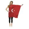 Adults Turkey National Flag Dress Patriotic Supporters Fancy Dress Costume [2 Sizes]