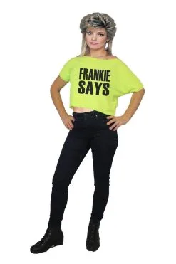 1980's 80's 1990's 90's Off The Shoulder Pop Icon & Movie TV Film Slogan Crop Top -Halloween Shop b312cc27 527d 4872 a77a f9e294689a90 13602.1643207111