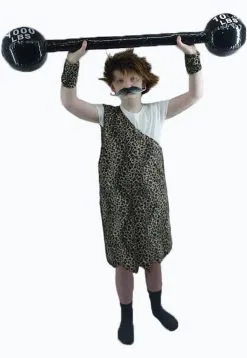 Childs Circus Strongman Big Top Fancy Dress Costume [Age 8-12 Years]