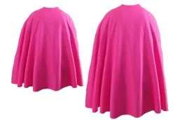 35" Or 48" Length Cerise Pink Superhero Cape Hen Party Hen Night Fancy Dress