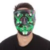 Anarchy Iridescence Light Up LED Mask Halloween Fancy Dress