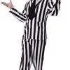 Adults Crazy Ghost Beetlejuice Movie Ghost Halloween Fancy Dress Costume [Standard]