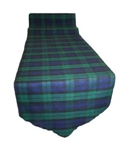 Traditional Scottish Black Watch Tartan Table Runner Burns Night Supper