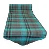 Traditional Scottish Balmoral Teal Tartan Table Runner Burns Night Supper