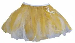 Easter Chick Yellow & White Cyber Tutu Skirt [One Size UK 8-12]