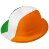 Ireland St Patricks Day Paddys Green White And Orange Bowler Hat