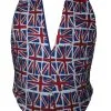 Childs 8-12 Yrs Union Jack Waistcoat Skirt Bloomers & Mop Hat UK [Waistcoat]