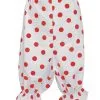Childs White & Red Polka Dot Panto Dame Bloomers Pantomime Fancy Dress [2 Sizes]