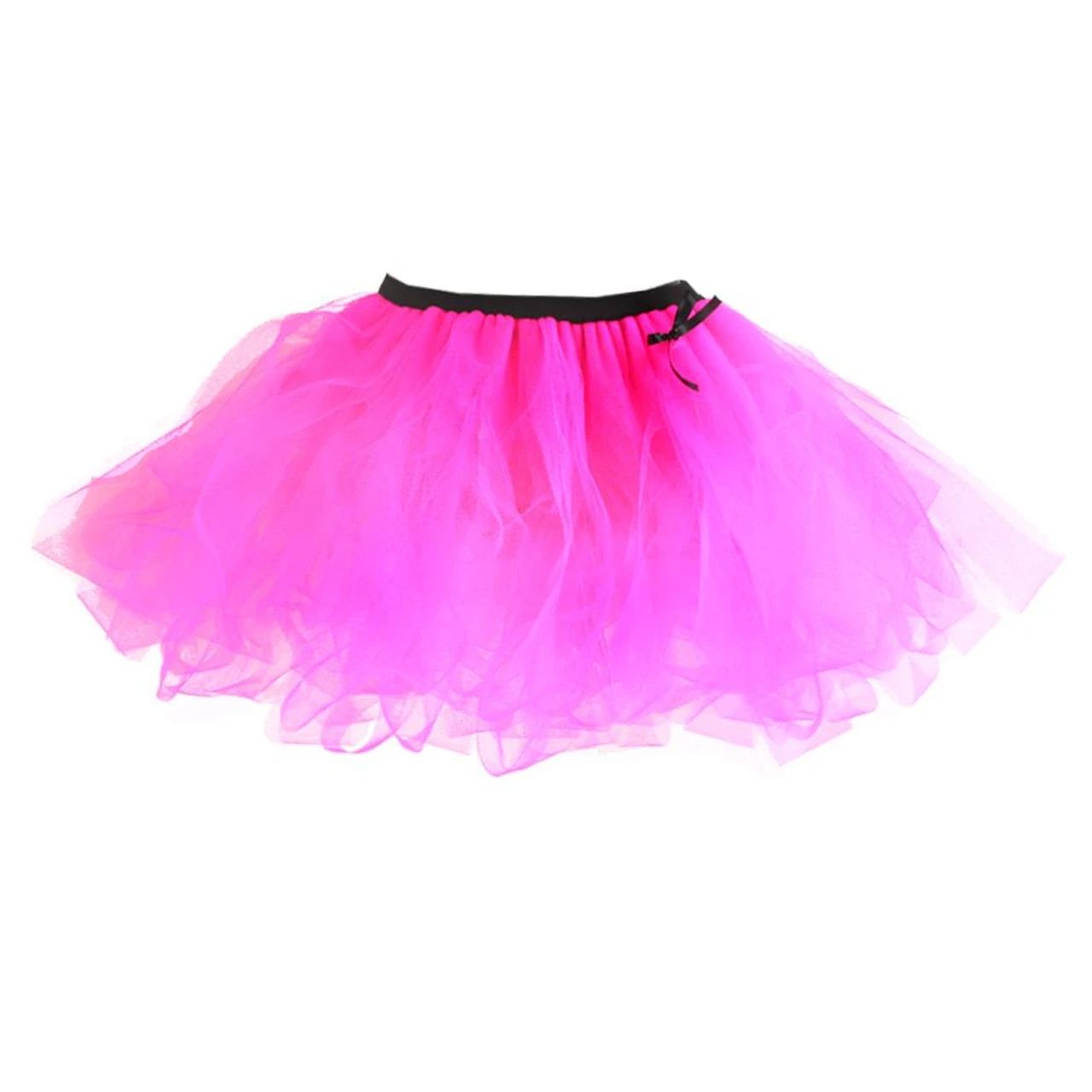12" Neon Cyber Tutu With Black Waistband Ladies 1990's Rave Tutu Coloured Fancy Dress 6 12" Neon Cyber Tutu With Black Waistband Ladies 1990's Rave Tutu Coloured Fancy Dress - Image 6