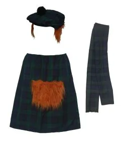 The Dragons Den Black Watch Scottish Tartan Kilt Fancy Dress Costume Set -Halloween Shop de3c2fdb 85db 4b00 83cb bf69a2c4e480 60792.1515740388