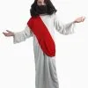Childs Jesus Robes & Sash Nativity World Book Day Christmas Fancy Dress Costume [Age 8-12 Years]